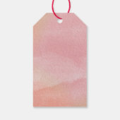 Personalisierte Strawberry Snail Baby Showmarke Geschenkanhänger (Rückseite)