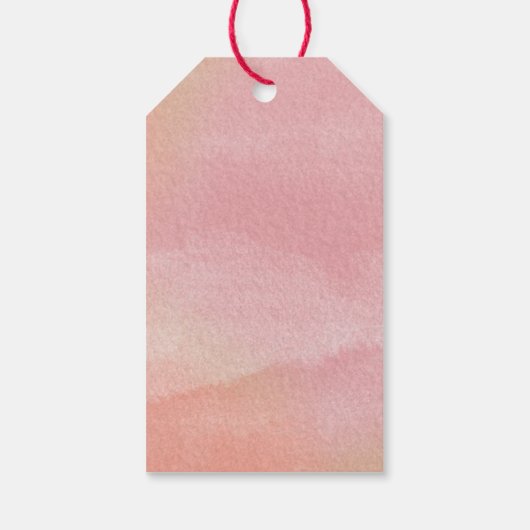 Personalisierte Strawberry Snail Baby Showmarke Geschenkanhänger (Rückseite)