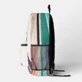 Personalisierte Streifen Bedruckter Rucksack (Rechts)