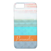 Personalisierte Streifen Case-Mate iPhone Hülle (Rückseite)