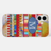 personalisierte Streifen Case-Mate iPhone Hülle (Rückseite (Horizontal))