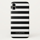 Personalisierte Streifen Case-Mate iPhone Hülle (Rückseite)