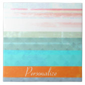 Personalisierte Streifen Fliese (Vorderseite)