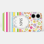 Personalisierte Streifen - Handy-Fall Case-Mate iPhone Hülle (Rückseite (Horizontal))