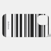 Personalisierte Streifen iPhone Hülle (Rückseite (Horizontal))