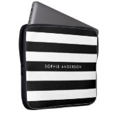 Personalisierte Streifen Laptopschutzhülle (Vorne Rechts)