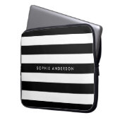 Personalisierte Streifen Laptopschutzhülle (Vorderseite Links)