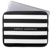 Personalisierte Streifen Laptopschutzhülle (Vorderseite)