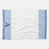Personalisierte Streifen mit weißem Streifen Geschirrtuch (Horizontal)