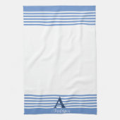 Personalisierte Streifen mit weißem Streifen Geschirrtuch (Vertikal)