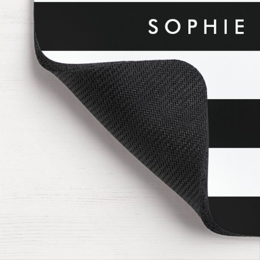 Personalisierte Streifen Mousepad (Ecke)