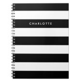 Personalisierte Streifen Notizblock (Vorderseite)