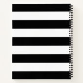 Personalisierte Streifen Notizblock (Rückseite)