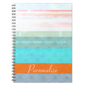 Personalisierte Streifen Notizblock (Vorderseite)