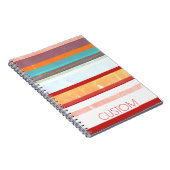 Personalisierte Streifen Notizblock (Rechte Seite)