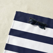 Personalisierte Streifen Strand Handtuch (Beispiel)