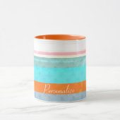 Personalisierte Streifen Tasse (Zentrum)