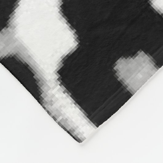 Personalisierte Streifen und Leopard Fleece Blanke (Ecke)