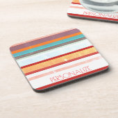 Personalisierte Streifen Untersetzer (Linke Seite)