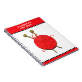 Personalisierte Strickgeschenke Notizblock (Rechte Seite)