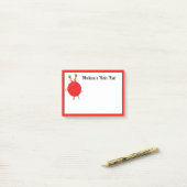 Personalisierte Strickgifte Post-it Klebezettel (Auf Schreibtisch)