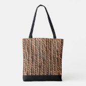 Personalisierte Strickwollentasche Tasche (Rückseite)
