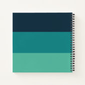 Personalisierte Stripliste Notizblock (Rückseite)