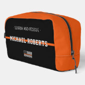 Personalisierte Suche nach dem Orange Line-Flag Waschbeutel (Rechte Ecke)