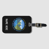 PERSONALISIERTE SÜDINSEL - NEUSEELAND - GEPÄCKTAG GEPÄCKANHÄNGER (Vorderseite (Horizontal))