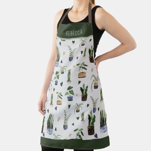 Personalisierte Sukkulationen und Muster der gepun Schürze (InSitu)