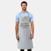 Personalisierte Sushi-Kochschürze mit Essstäbchen- Schürze (Getragen)