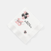 Personalisierte süße 16 Geburtstagspapier Serviett Serviette (Ecke)