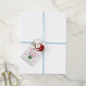 Personalisierte süße Einladung Geschenkanhänger (Mit Garn)