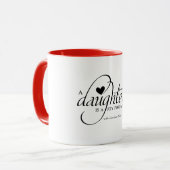 Personalisierte süße Geschenke für Tochter Tasse (Vorderseite Links)