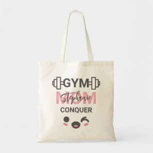 Personalisierte süße Kawaii-Gym-Mutter Conquer Fit Tragetasche