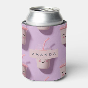 Personalisierte Süße Kawaii Pastell Smoothie Tasse Dosenkühler