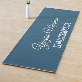 Personalisierte süße minimalistische Yoga-Mom-Matt Yogamatte