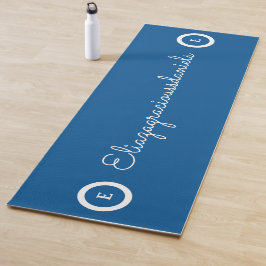 Personalisierte süße Namensschrift und Kalligrafie Yogamatte
