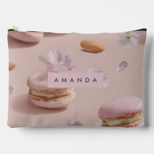 Personalisierte Süße Pastell-Macaron-Mandelblüte Zubehörtasche