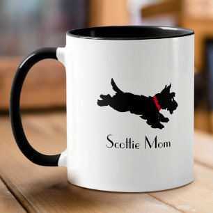 Personalisierte süße schwarze Scottish Terrier-Hun Tasse