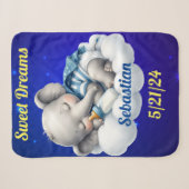 Personalisierte süße Träume Sherpadecke (Vorderseite (Horizontal))
