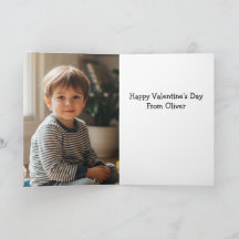 Personalisierte süße Waschbär-Valentinskarte