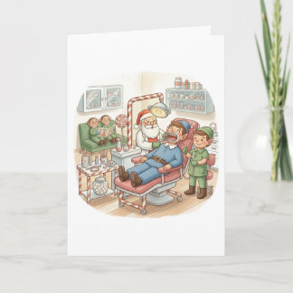 Personalisierte süße Weihnachtskarte für den Kiefe Karte