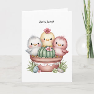 Personalisierte süße Wüsten-/Südwest-Ostern  Karte