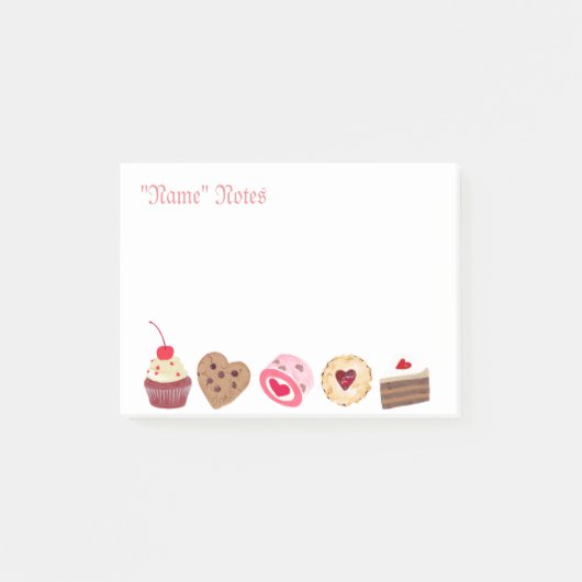 Personalisierte Süßigkeiten nach dem Einreichen Post-it Klebezettel (Vorderseite)