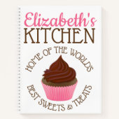 Personalisierte Süßigkeiten Rezept-Notebook Notizblock (Vorderseite)