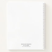 Personalisierte Süßigkeiten Rezept-Notebook Notizblock (Rückseite)