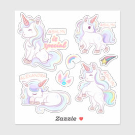 Personalisierte Süßkartoffelfarbenkennzeichen Aufkleber