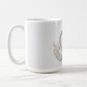Personalisierte Swan Wedding Kaffeetasse (Links)