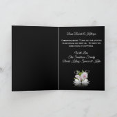 Personalisierte Swans Hochzeit/Jubiläum Karte (Innenseite)